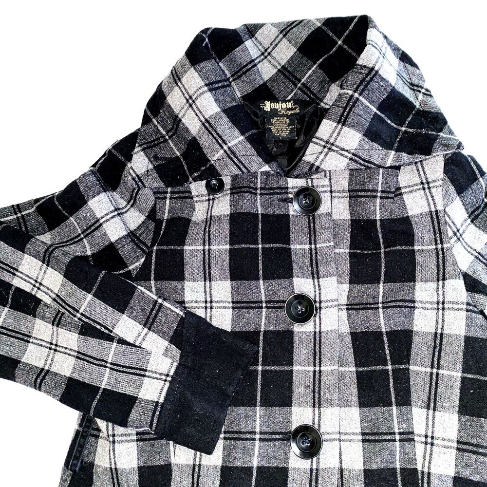 Boujou Royale Women’s Wool Blend Flair Coat Large No Belt